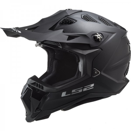 Мотошлем LS2 MX700 Subverter Evo Noir матовый черный - магазин Motostyles