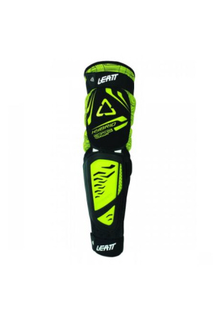 Наколенники Leatt Knee & Shin Guard 3DF Hybrid EXT черный желтый флуо