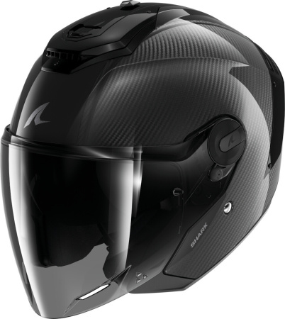 Мотошлем Shark RS Jet Carbon Skin черный  - магазин Motostyles