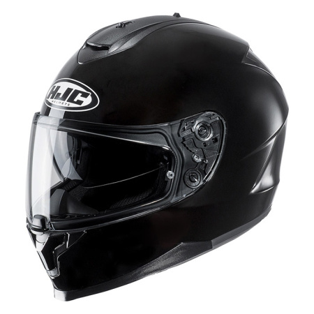 Мотошлем HJC C70 глянцевый черный - магазин Motostyles
