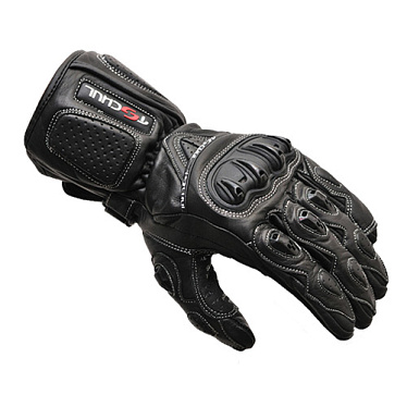 Мотоперчатки кожаные Tschul 310 черный - магазин Motostyles