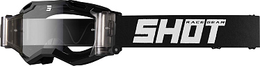 Мотоочки Shot ASSAULT 2.0 SOLID enduro черный глянцевый - магазин Motostyles