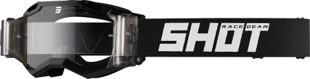 Мотоочки Shot ASSAULT 2.0 SOLID enduro черный глянцевый - магазин Motostyles