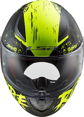 Мотошлем LS2 FF353 Rapid Naughty матовый/черный/желтый - магазин Motostyles