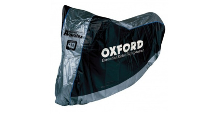 Чехол для мотоцикла Oxford черный серебряный - магазин Motostyles