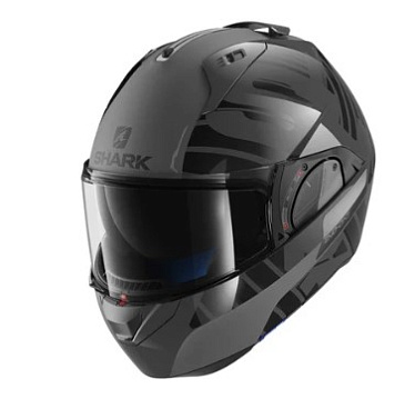 Мотошлем Shark EvoOne V2 черный серый - магазин Motostyles